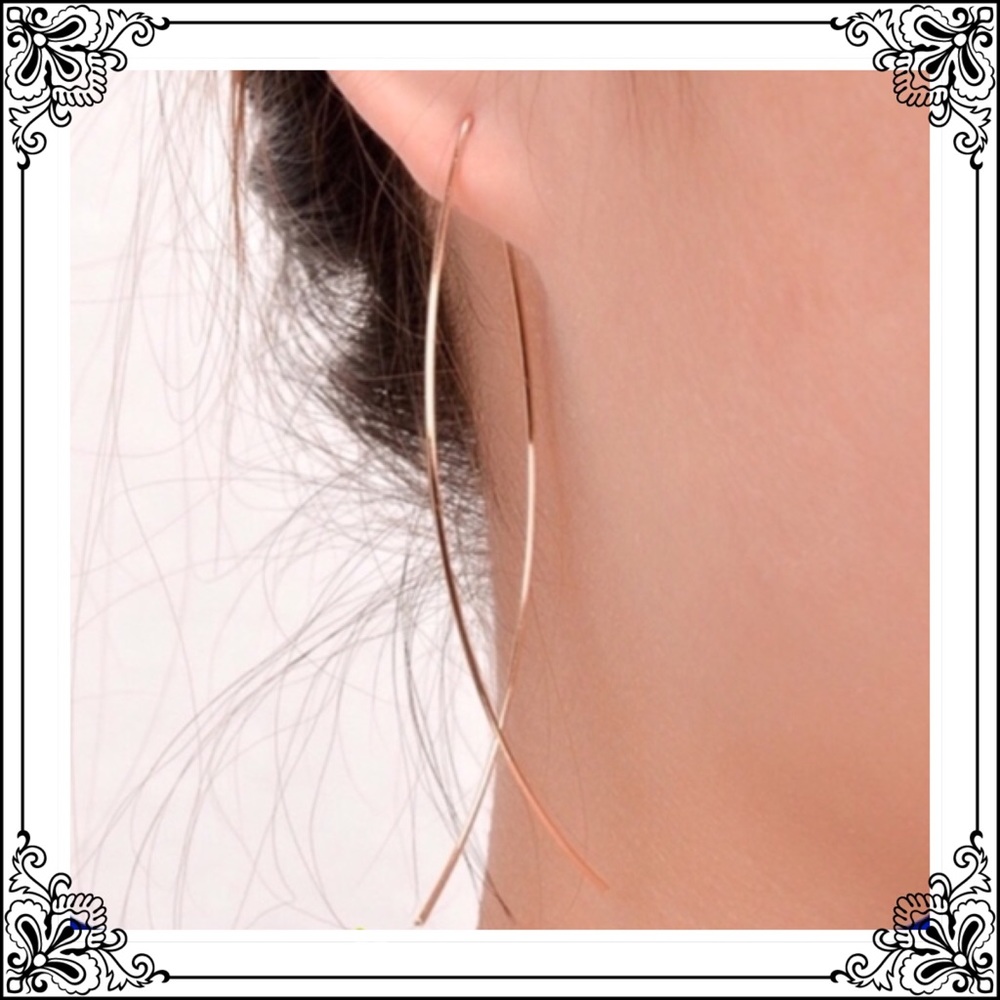 Gold Fish Hoop Earrings